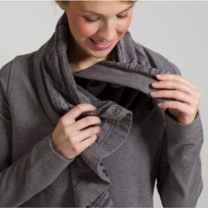 Lululemon Sasavana Wrap Jacket Oversized Baggy Fit Gray Size 6